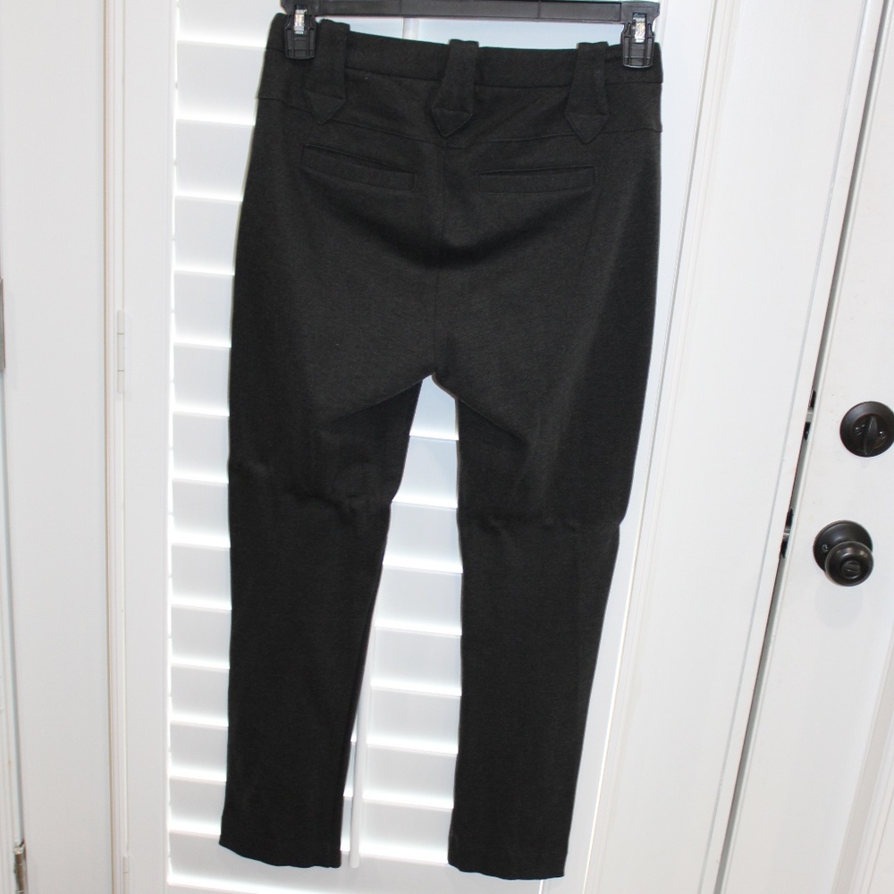 CAbi 4317 Barrister Trousers Ponte Knit Charcoal Gray Size 2 EUC - Picture 5 of 8